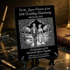 Premium Black Acrylic Photo Plaque (5x4")